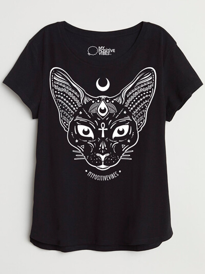 sphynx shirt black cat tshirt