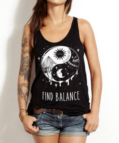 Alternative view of Yin Yang Woman Tank Top