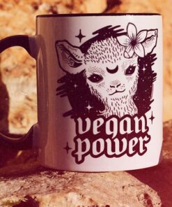 vegan power coffee mug