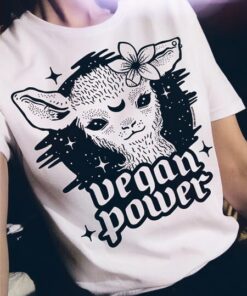 vegan power vegan shirt vegetarian tshirt