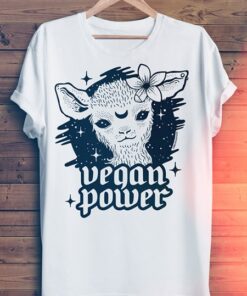vegan power vegan shirt cute lamb tshirt